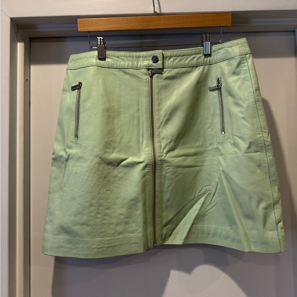 Karen Millen Mint Green Mini Skirt